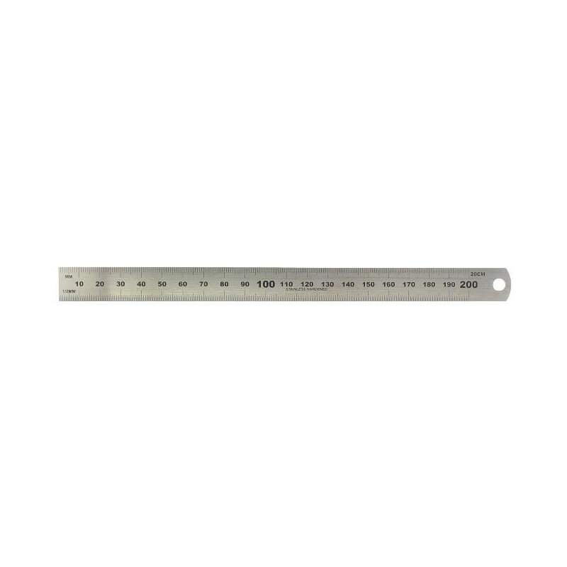 Metall Maßstab Edelstahl Lineal Stahllineal 20cm 8 Inch YR 